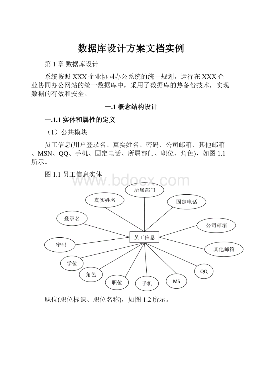 数据库设计方案文档实例.docx