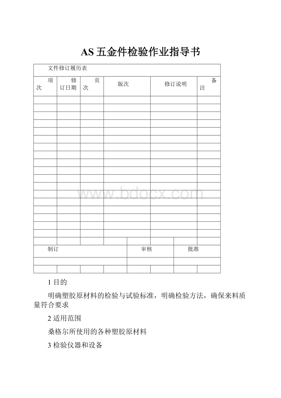 AS五金件检验作业指导书.docx