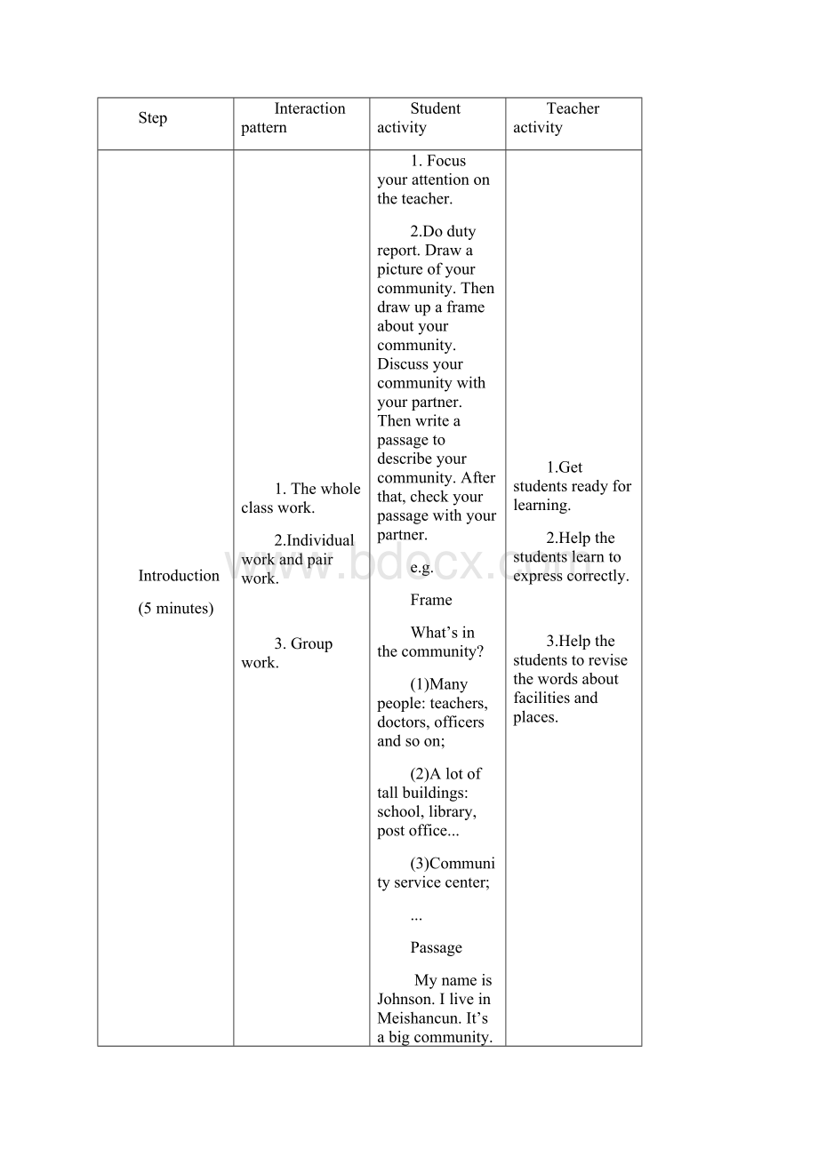 仁爱版英语七年级下册unit 6 topic 2《my home is in an apartment building》sectiond教案doc.docx_第3页