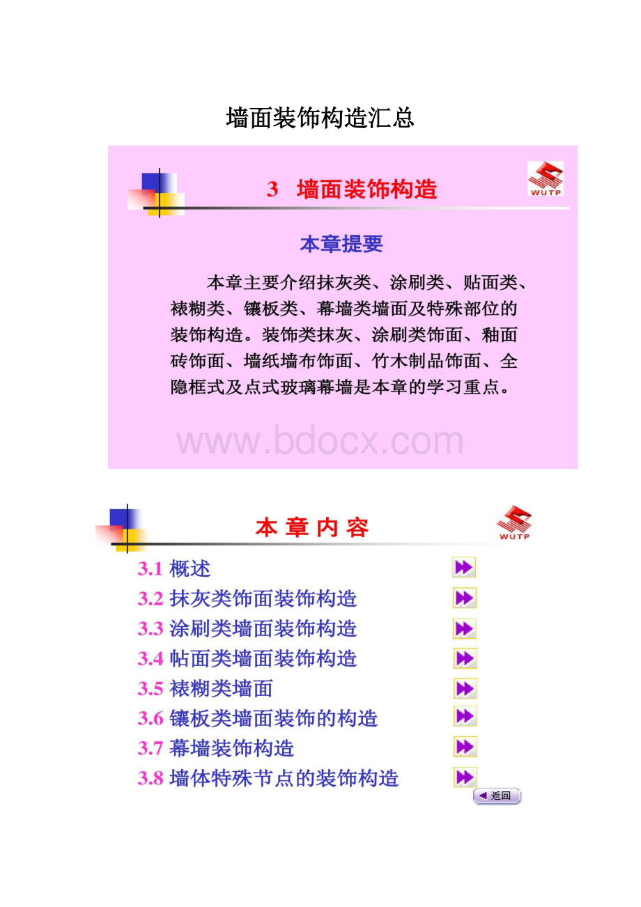 墙面装饰构造汇总.docx