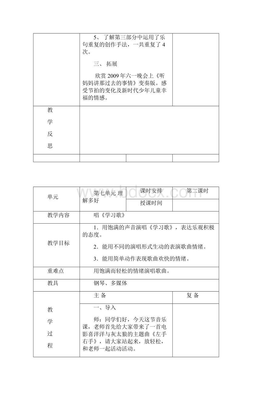 秋苏少版音乐五上第七单元《理解多好》ppt课件1.docx_第3页