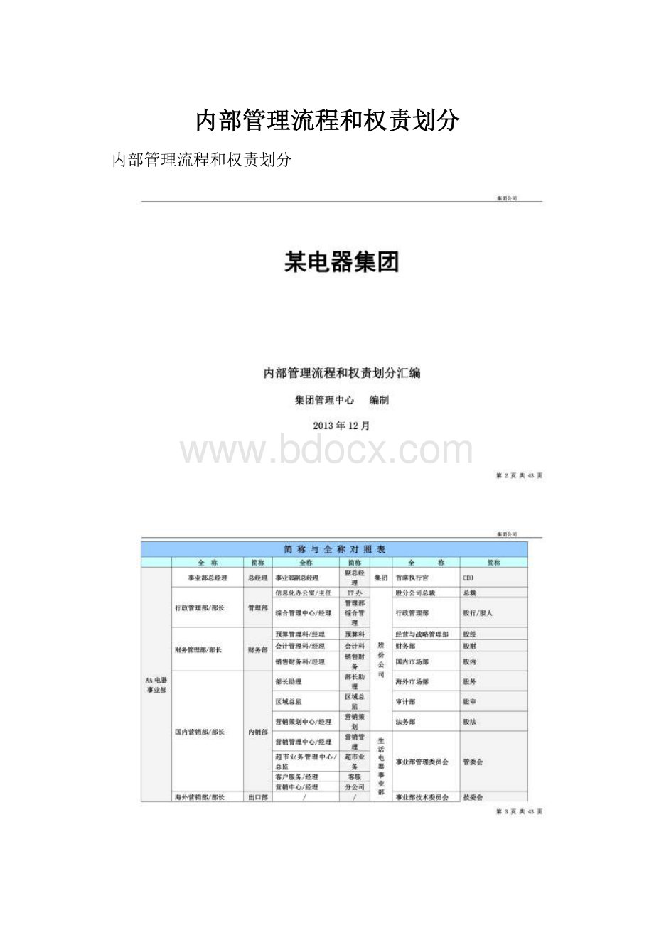 内部管理流程和权责划分.docx