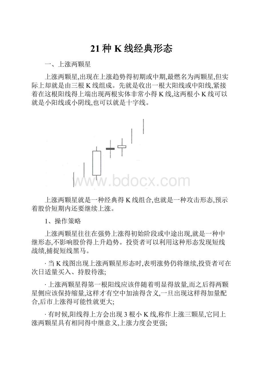 21种K线经典形态.docx_第1页