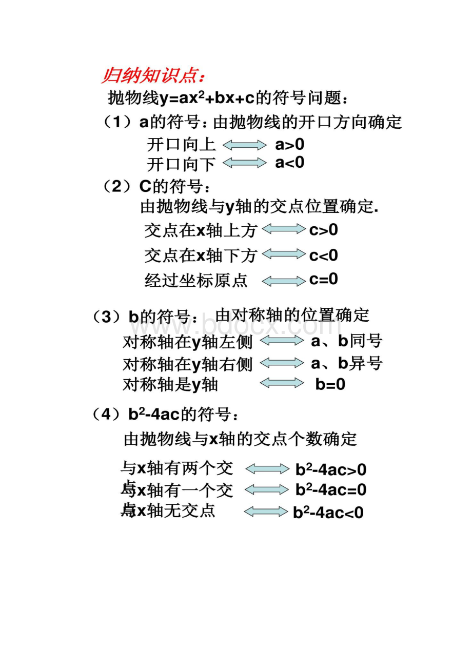 二次函数的符号的问题上学期浙教版.docx_第2页