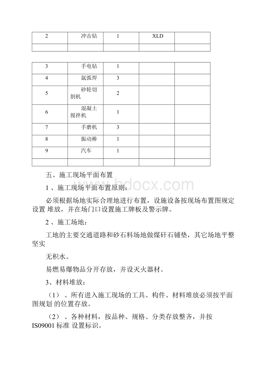 不锈钢彩钢瓦停车棚施工方案.docx_第2页