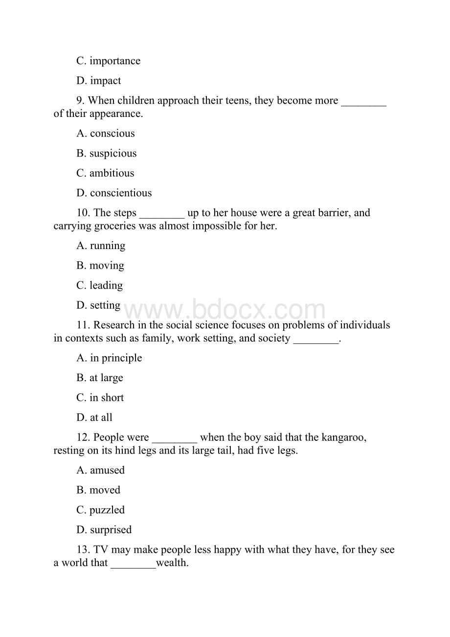 全国高等教育自学考试综合英语一和二试题.docx_第3页