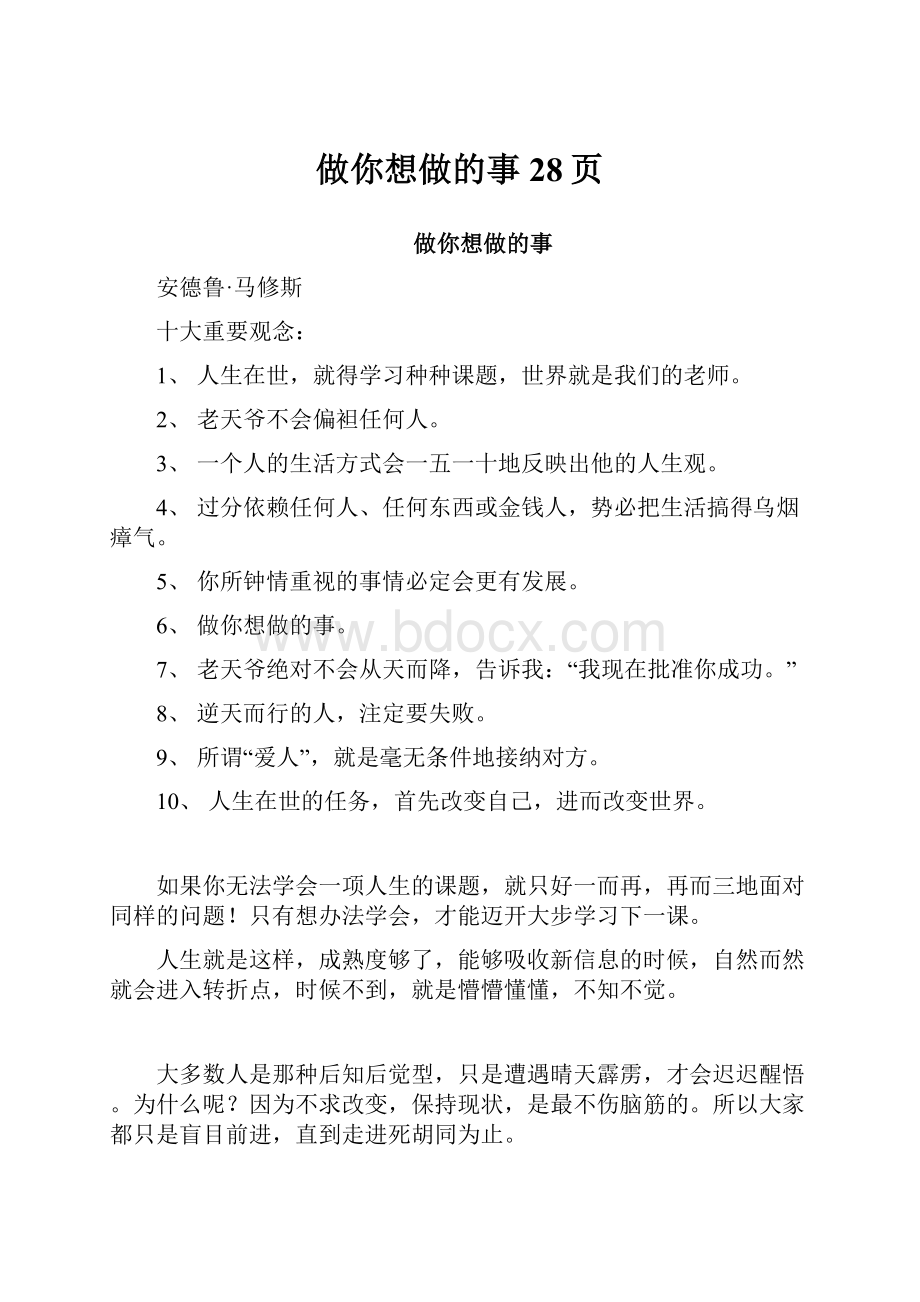 做你想做的事28页.docx_第1页