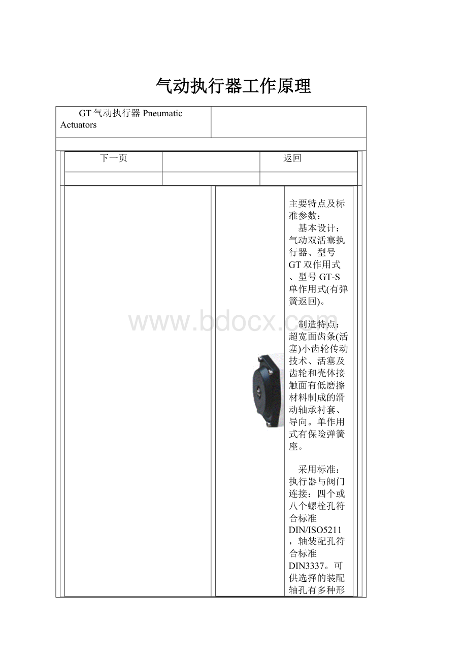 气动执行器工作原理.docx