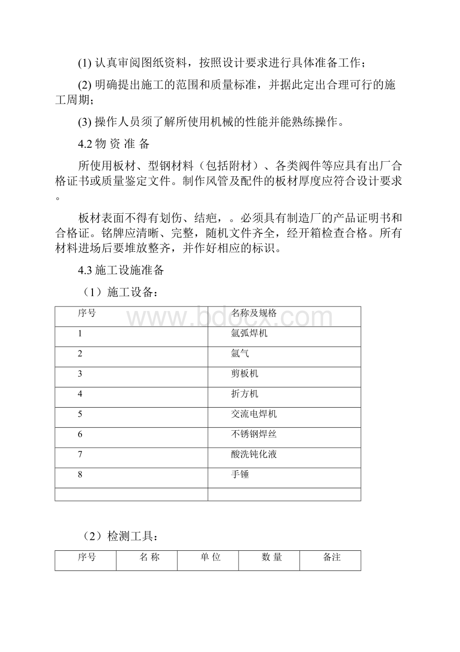 厨房排油烟风管制作安装施工工艺标准.docx_第2页