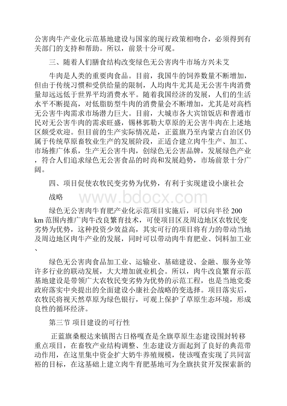 精品图古日格嘎查肉牛育肥项目可研报告书.docx_第3页