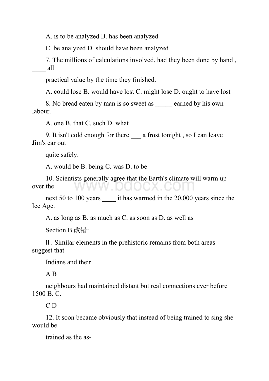 全国硕士研究生入学考试英语试题及参考答案.docx_第2页