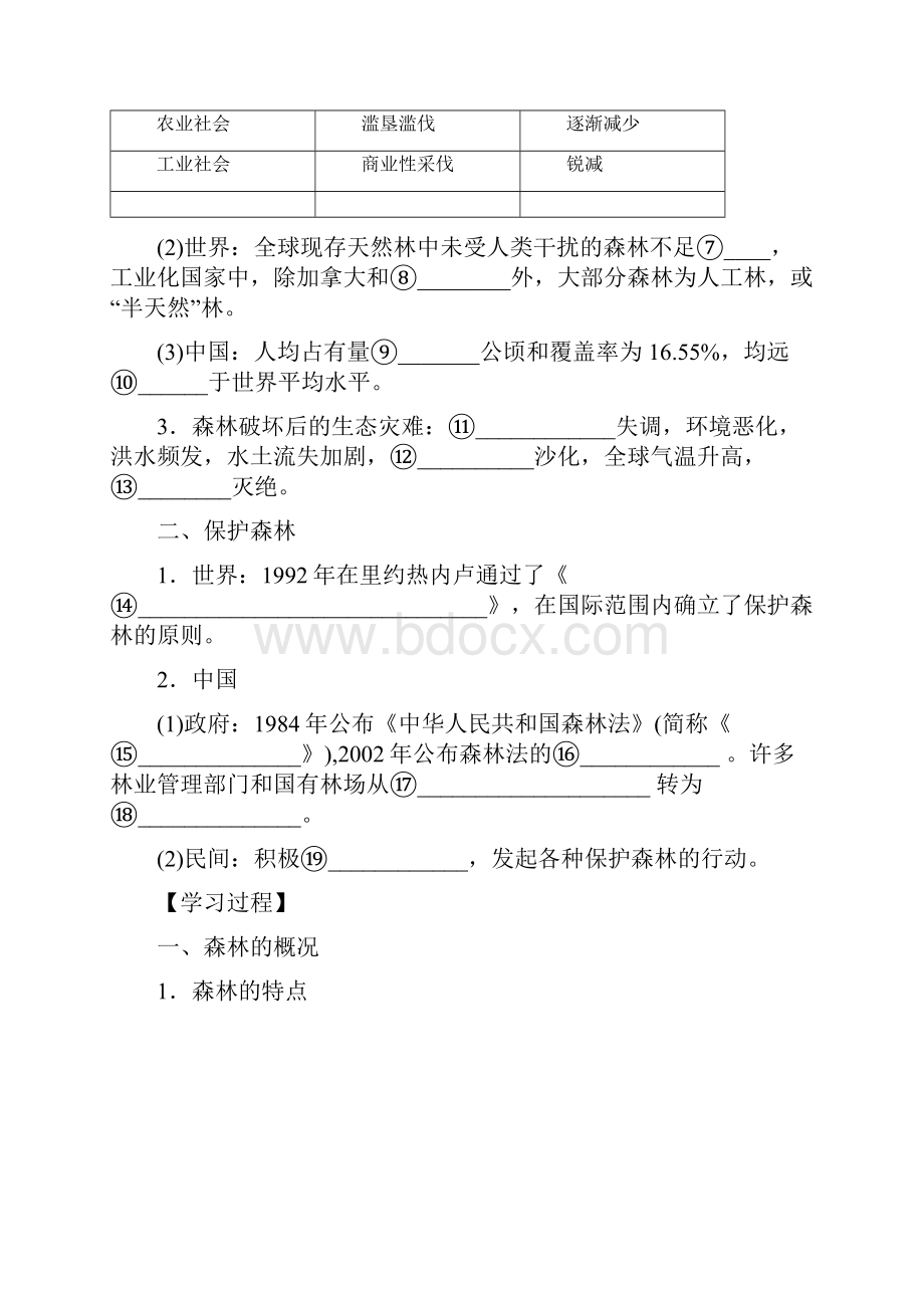 高中地理森林及其保护学案 最新.docx_第2页