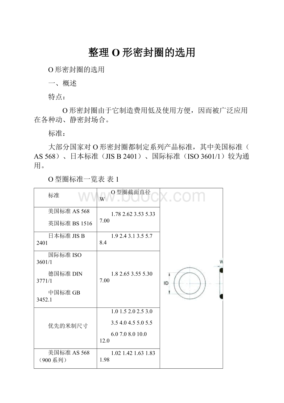 整理O形密封圈的选用.docx_第1页