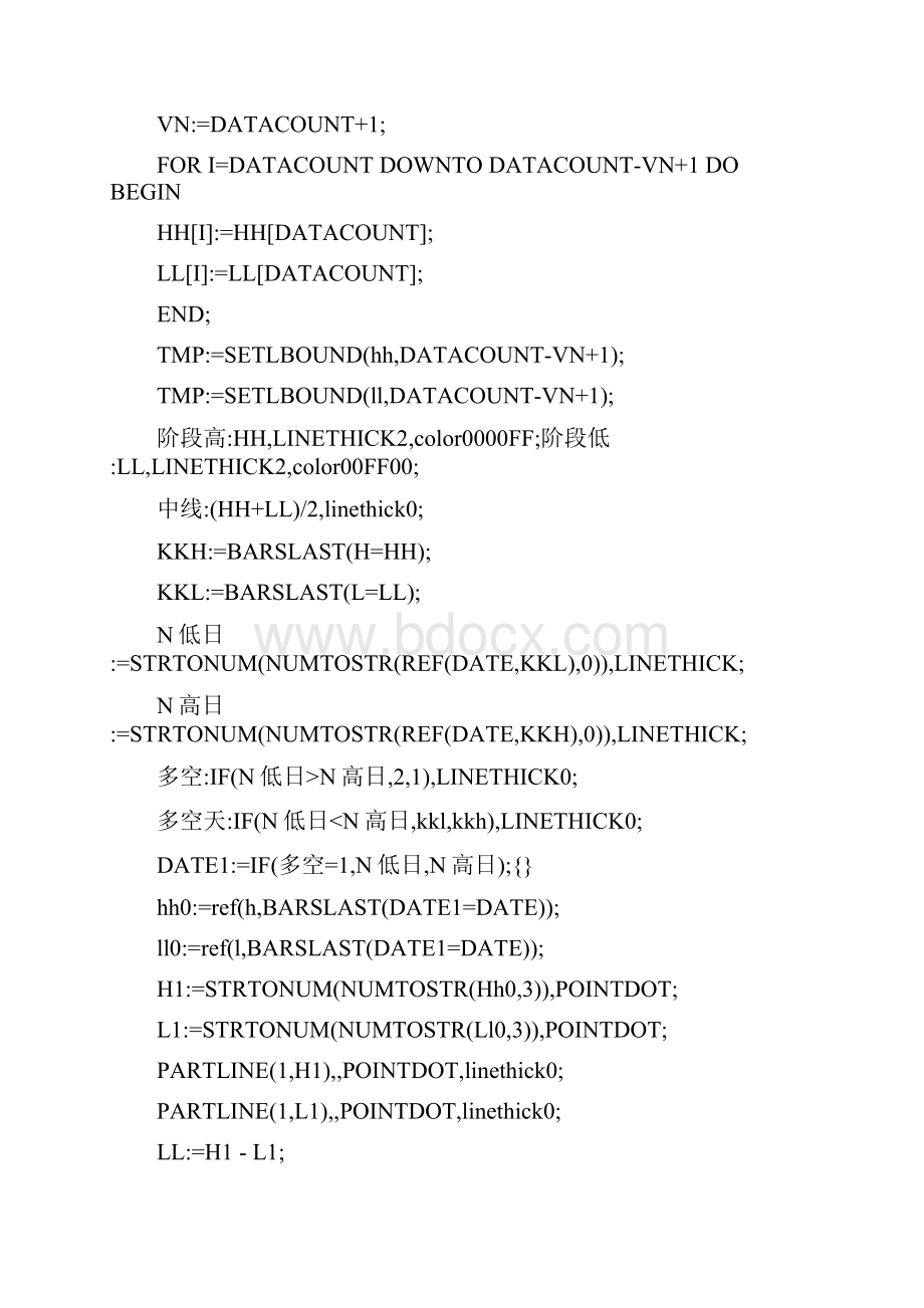 波浪与波神 主图指标通达信指标公式源码.docx_第3页