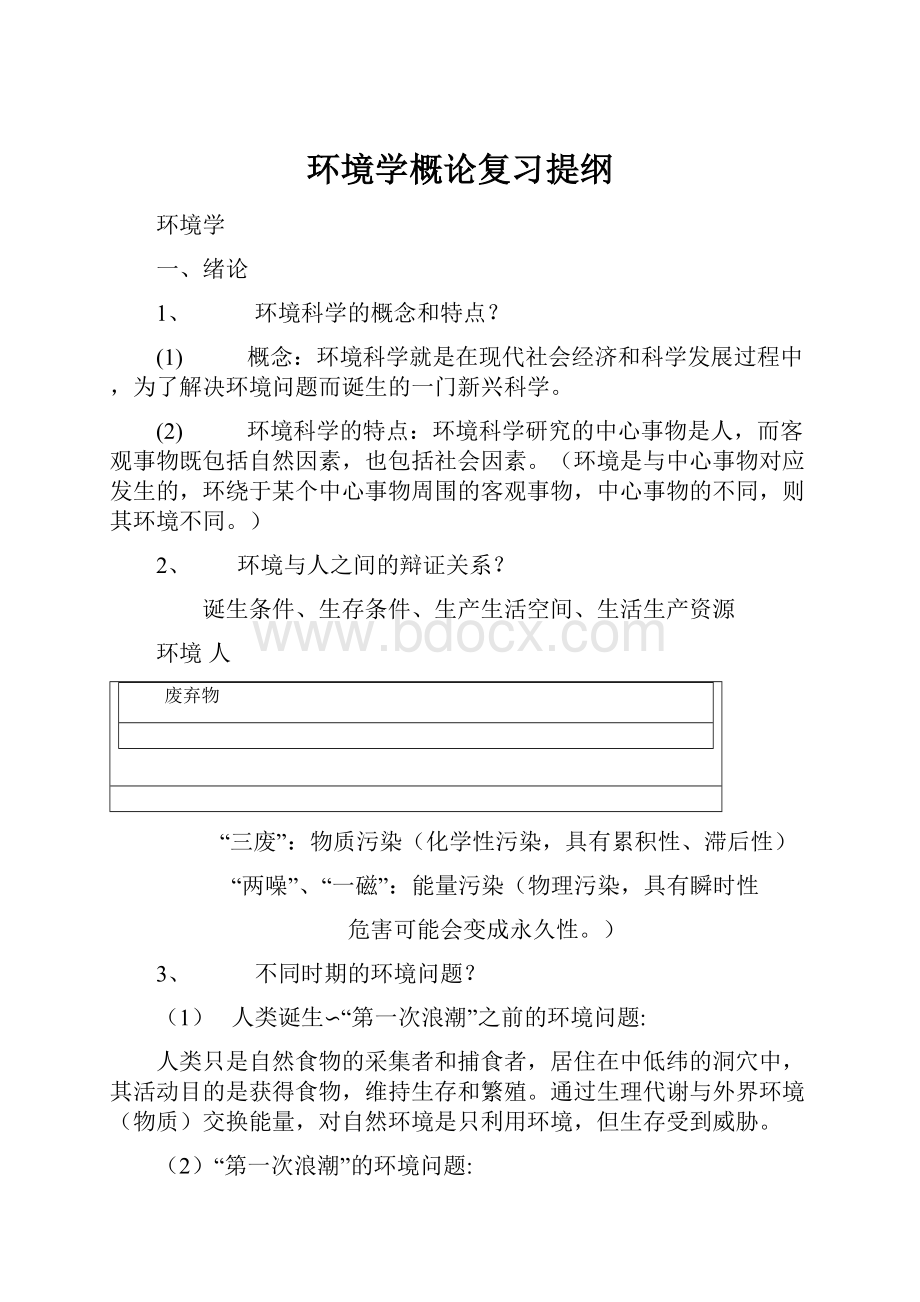 环境学概论复习提纲.docx_第1页