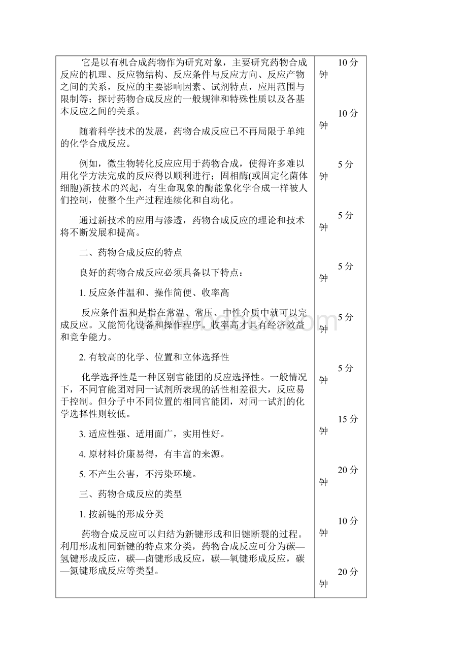 药物合成化学教案资料.docx_第2页