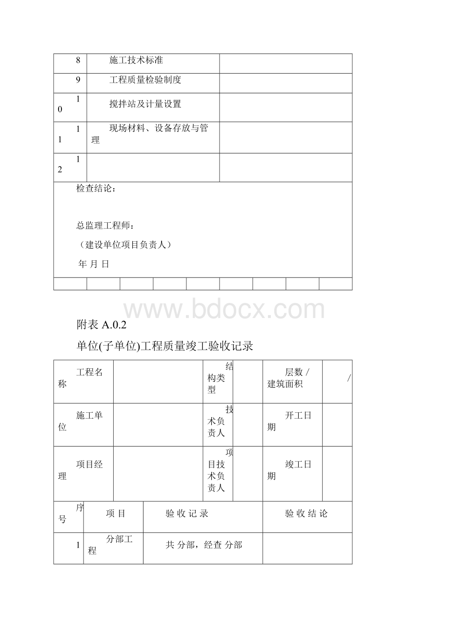 福建省建筑内业资料表格.docx_第2页