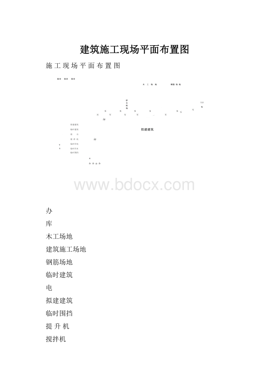 建筑施工现场平面布置图.docx