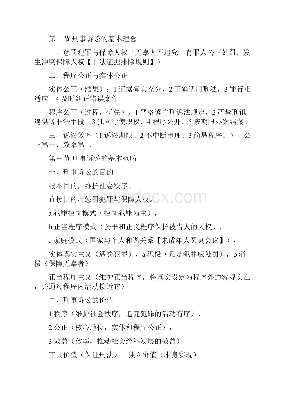 司法考试刑事诉讼法刑诉讲义笔记 最后更新0903精.docx_第2页