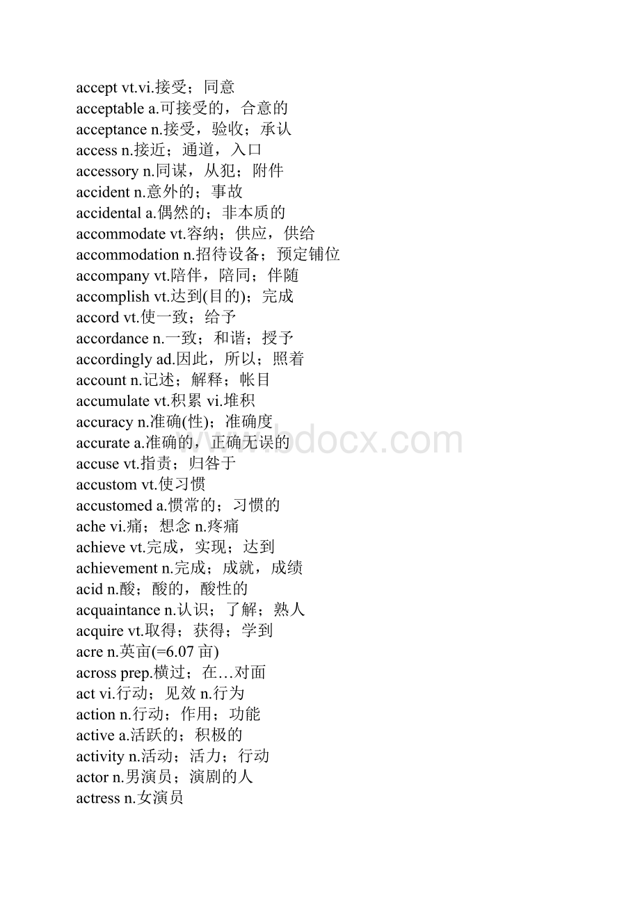 最新大学英语四级考试词汇完整版顺序版.docx_第2页