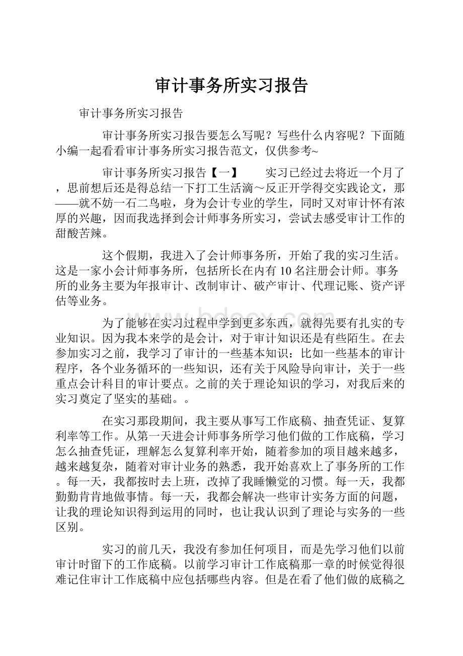 审计事务所实习报告.docx