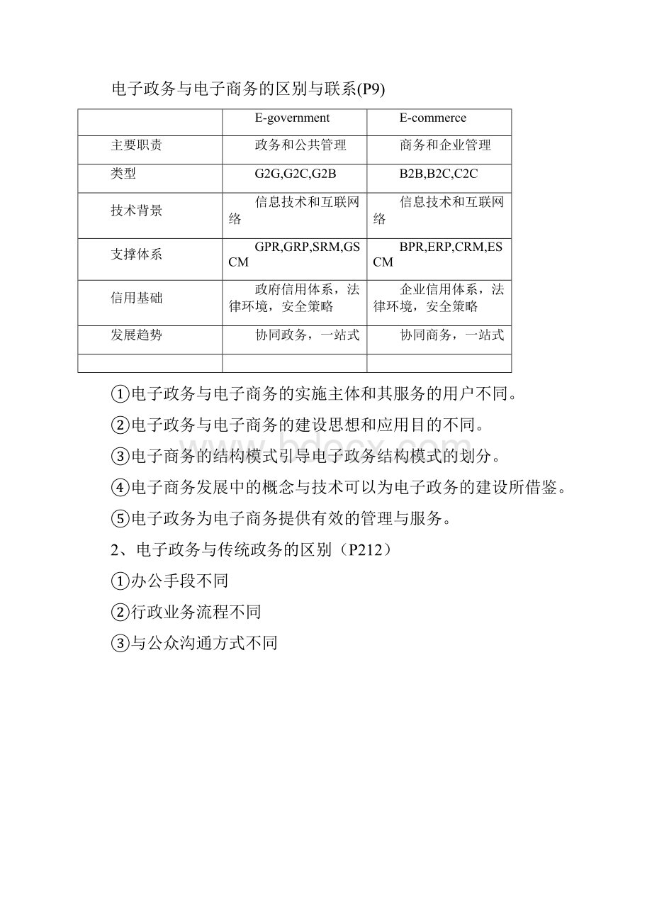 电子政务复习提纲.docx_第2页