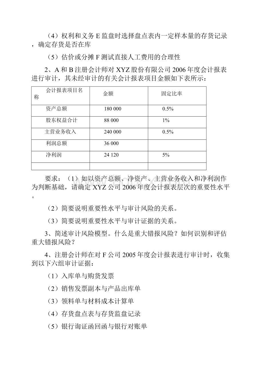 审计复习题学生.docx_第2页