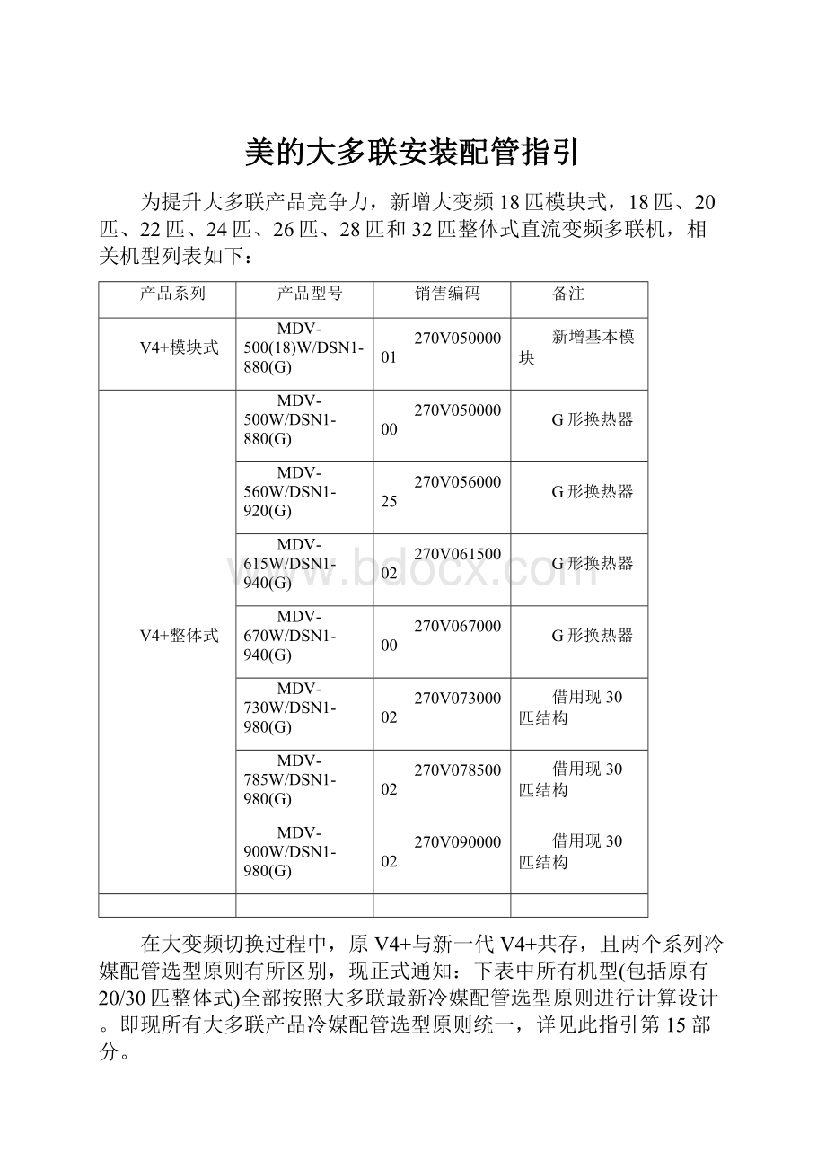 美的大多联安装配管指引.docx_第1页