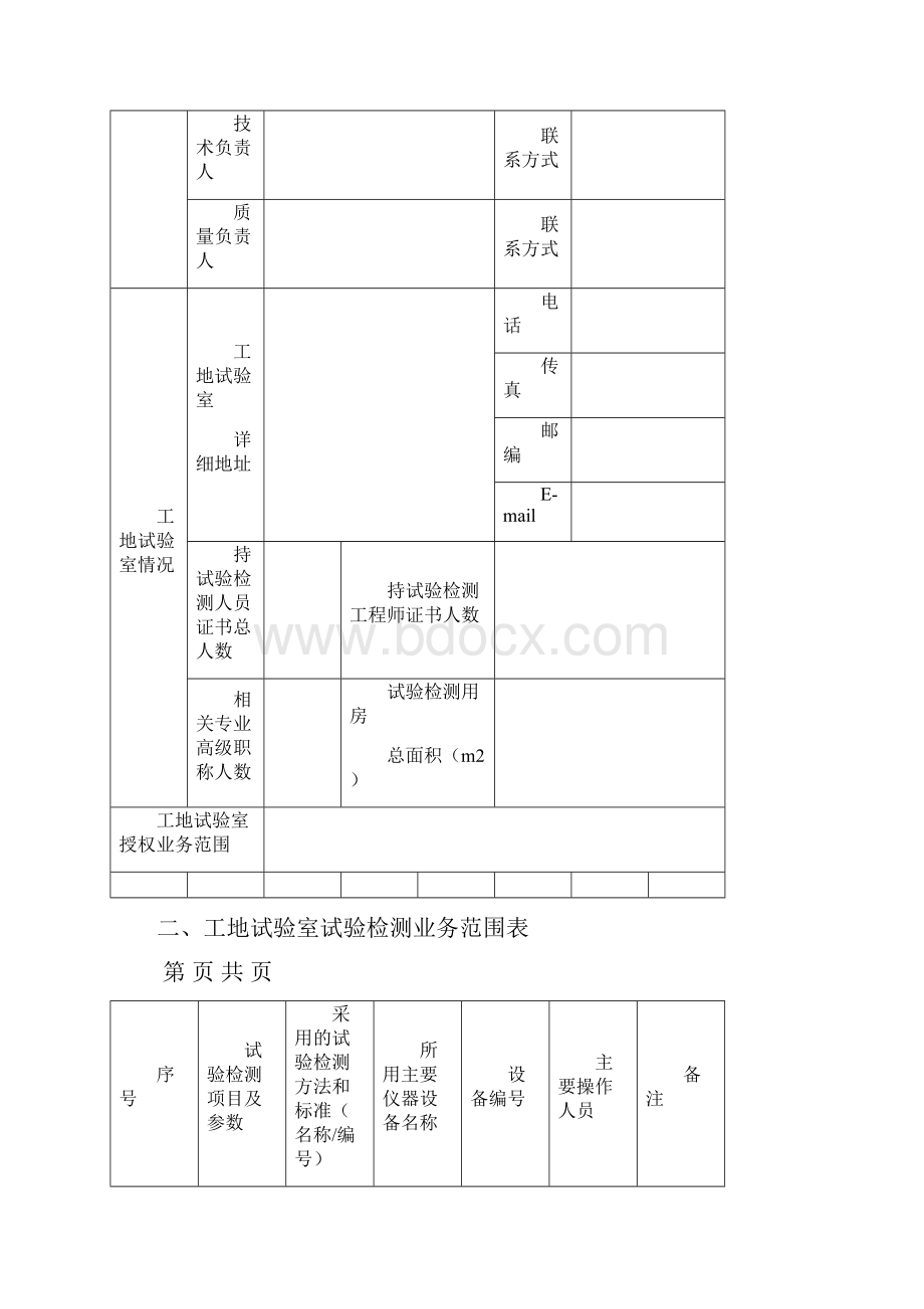 工地试验室授权书样本.docx_第3页