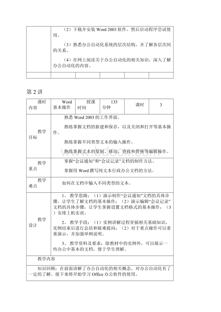 《办公自动化》教学教案设计.docx_第3页