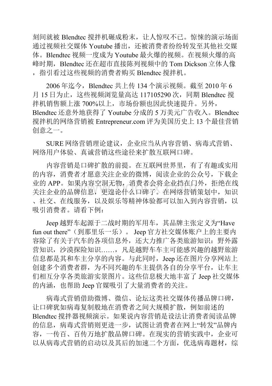 精撰利用互联网进行品牌网络营销推广项目理论方案.docx_第2页