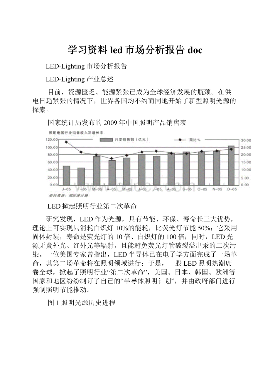 学习资料led市场分析报告doc.docx