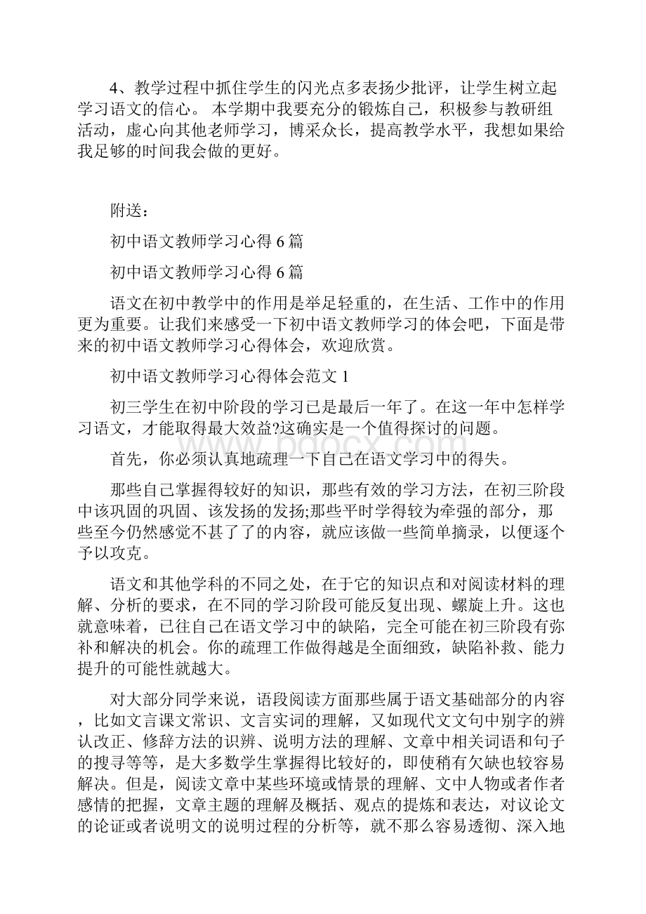 初中语文教师个人工作计划怎么写最新篇.docx_第3页