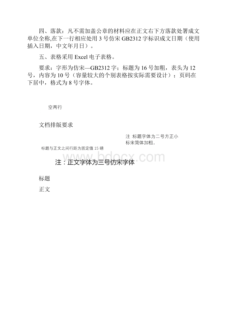 wps正式文档排版格式要求办公文件常用排版格式详细说明范本模板.docx_第2页