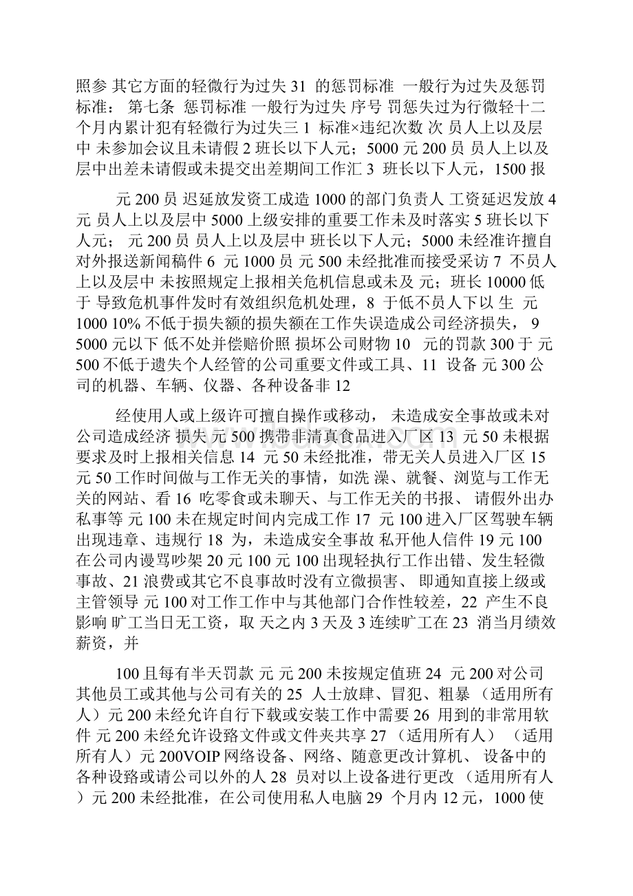 1229伊利字214号员工奖惩制度.docx_第3页