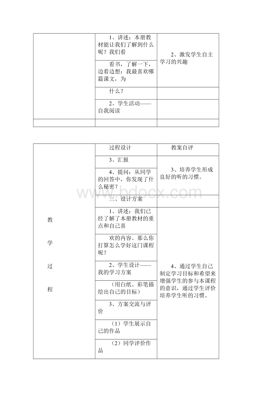 四年级上册生命与健康常识计划教案1.docx_第2页