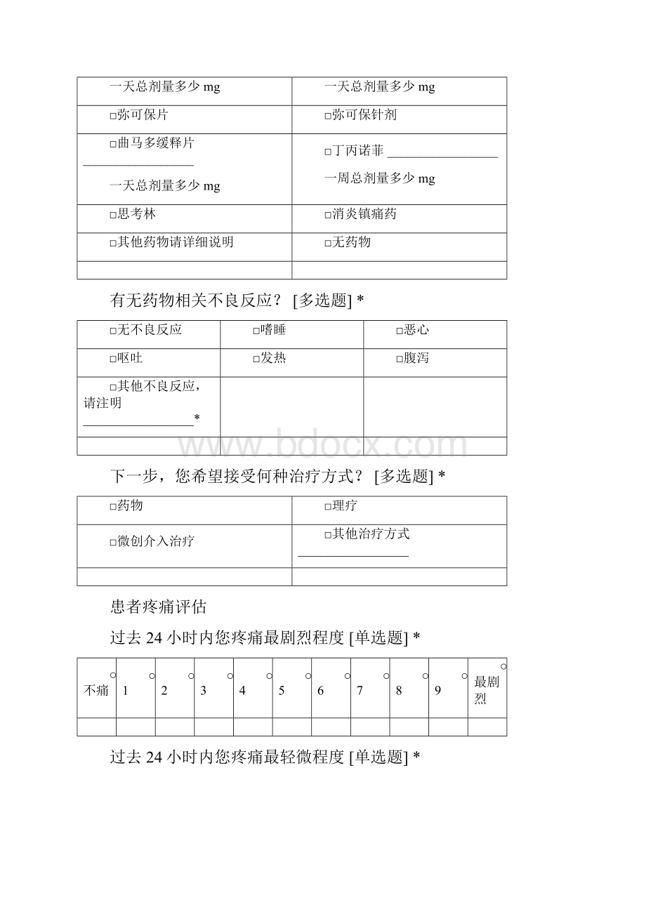 带状疱疹神经痛患者评估表随访修改.docx_第2页