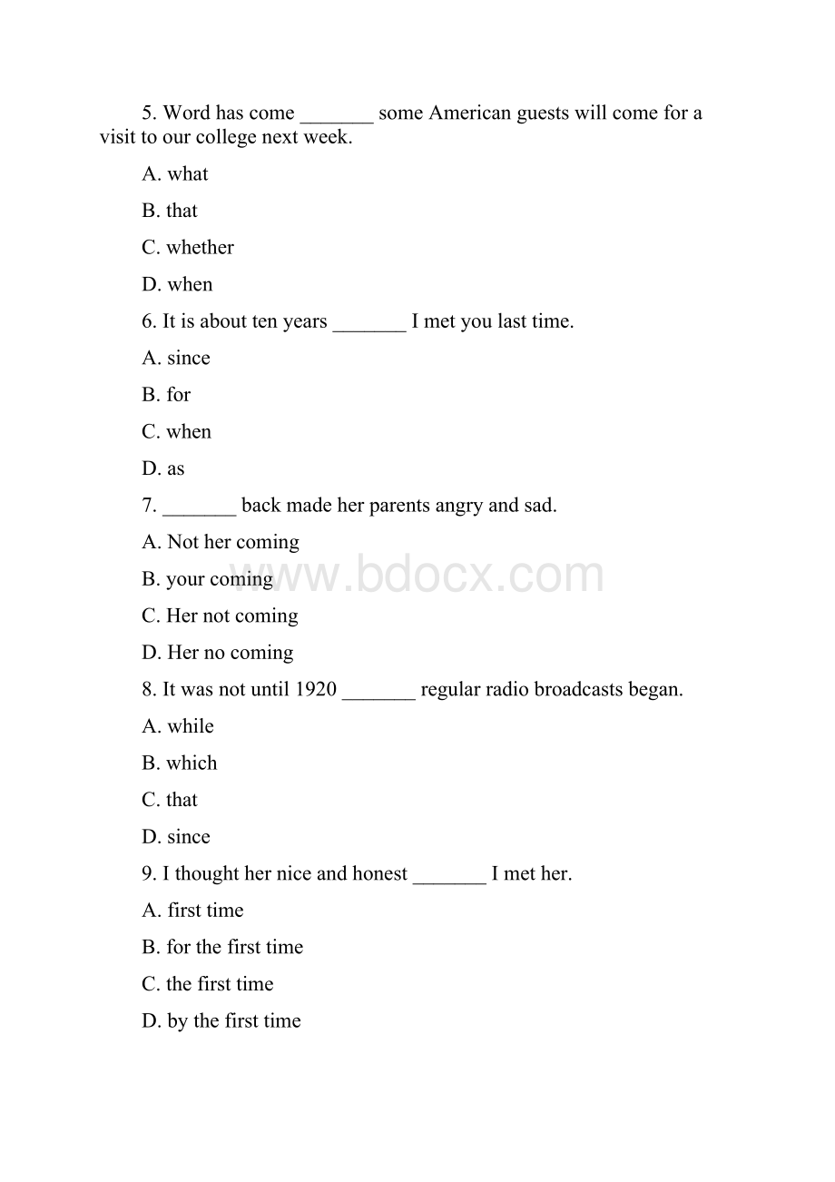 高考英语特殊句式专练100题带答案.docx_第2页