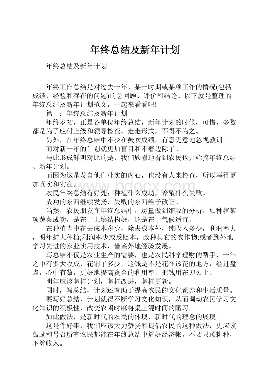 年终总结及新年计划.docx_第1页