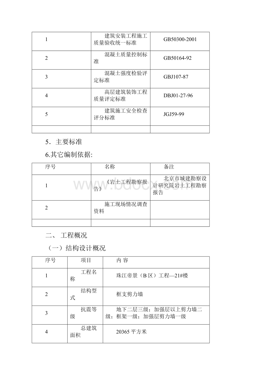 毕业论文珠江帝景21#楼施工组织设计.docx_第3页