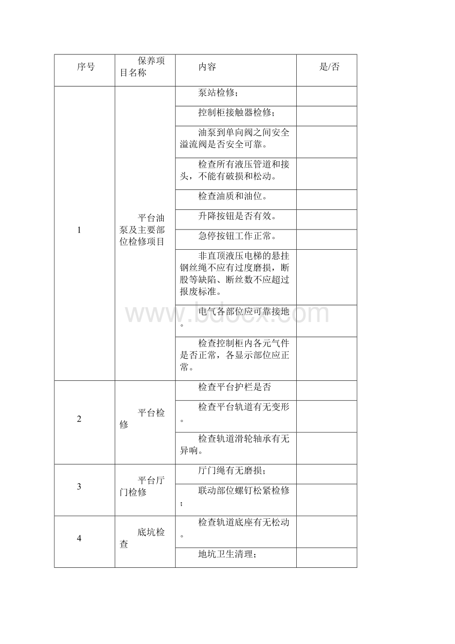 液压平台保养记录.docx_第3页