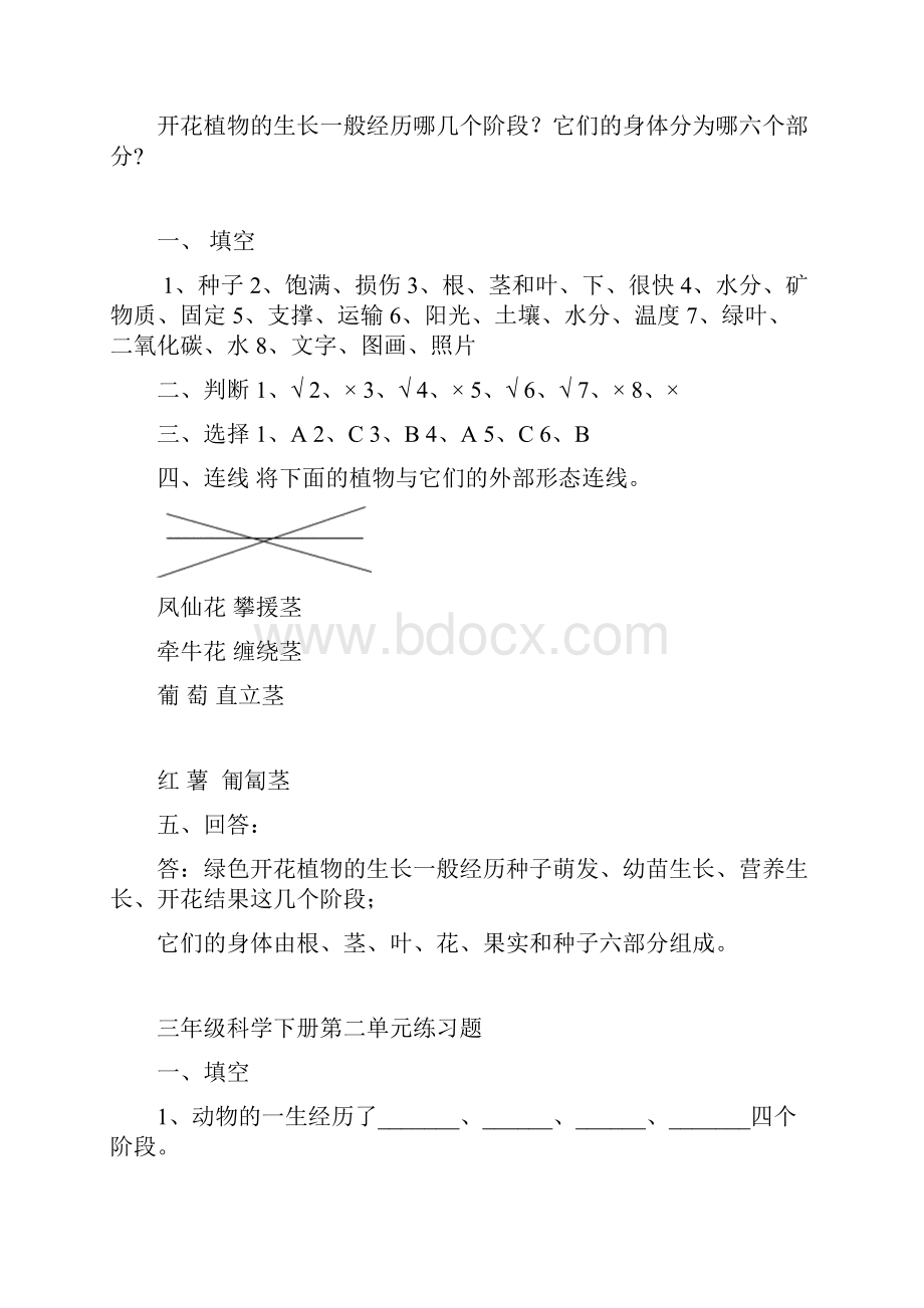 三下册科学复习题及答案.docx_第3页