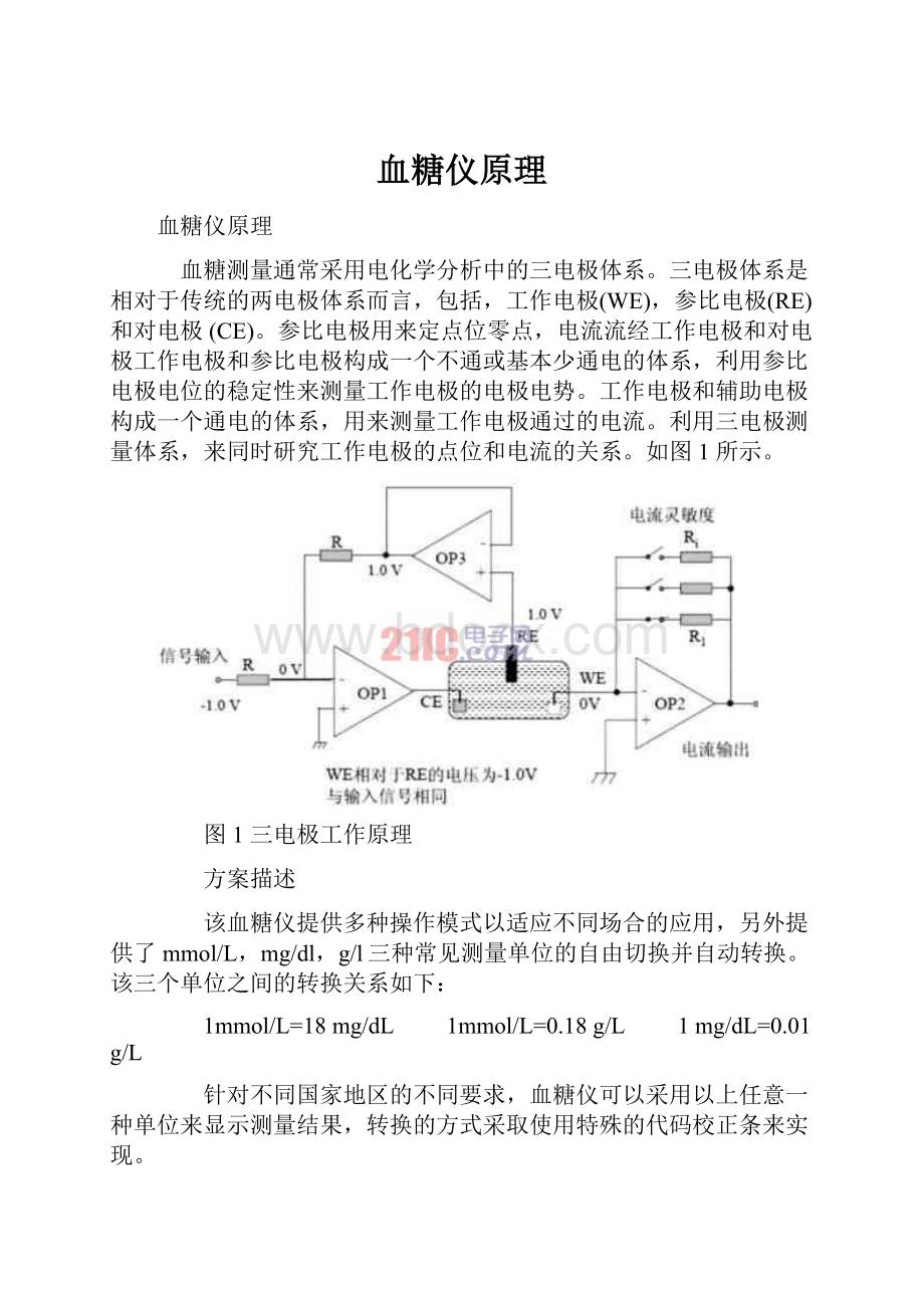 血糖仪原理.docx