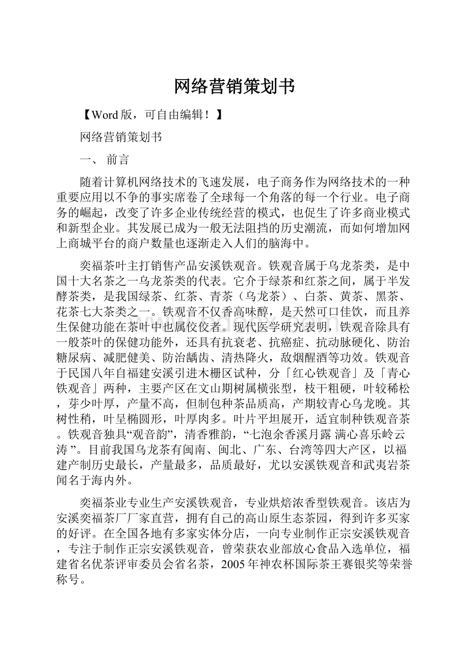 网络营销策划书.docx