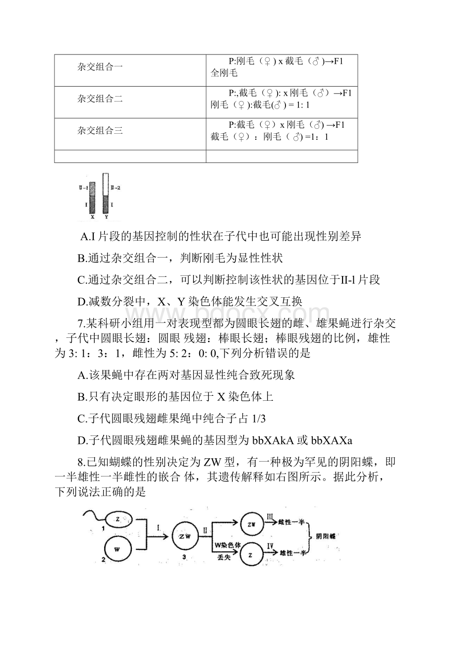 河南省周口市学年高一下学期期末考试生物Word版含答案.docx_第3页