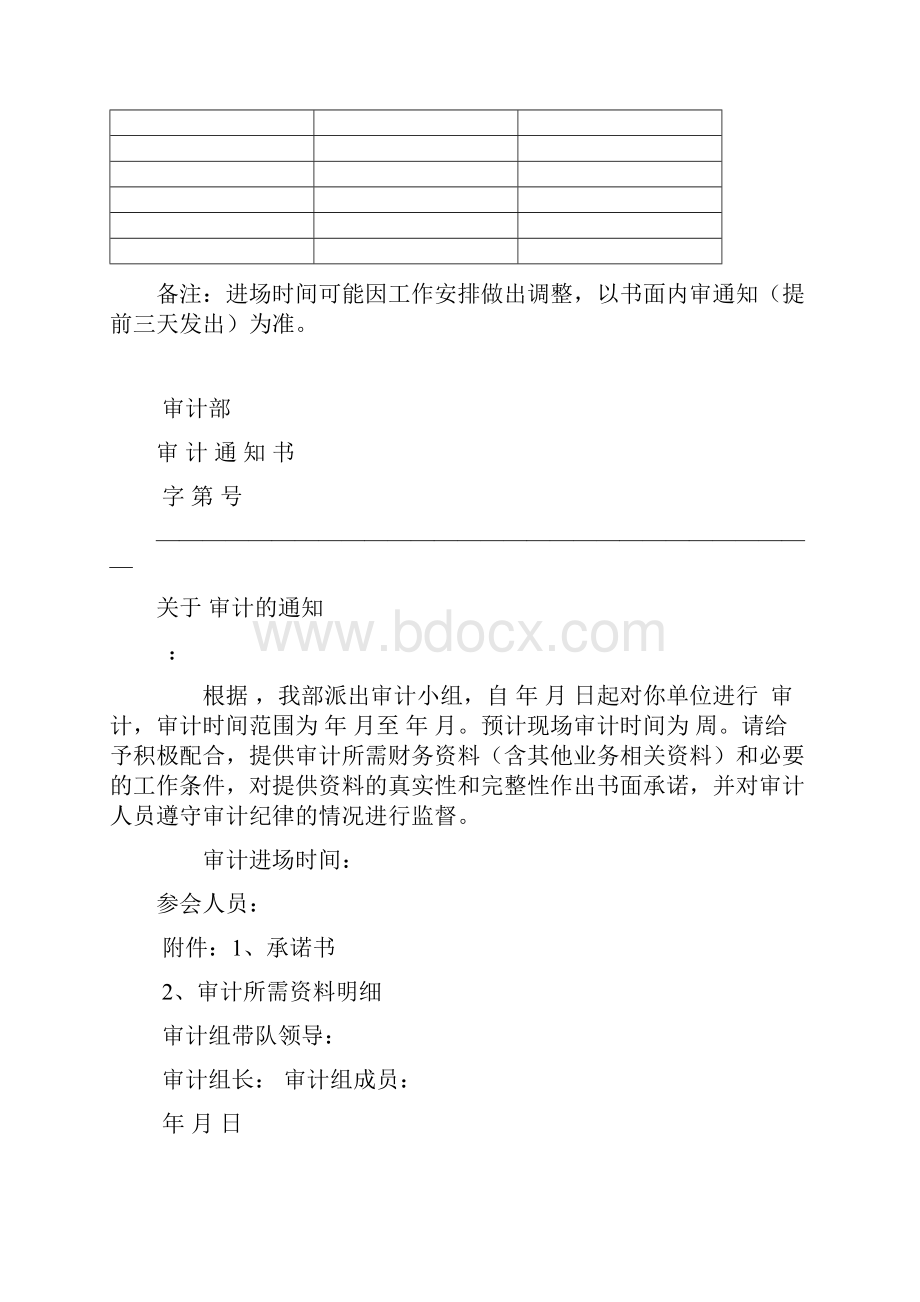 内部审计常用表格文书.docx_第3页