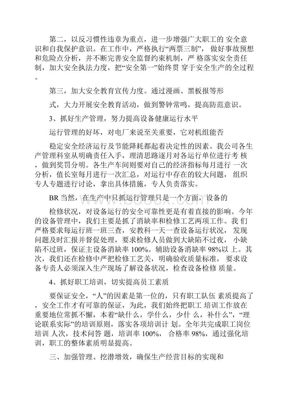 电厂年度述职报告.docx_第3页