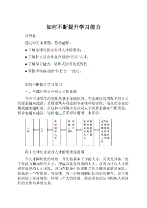 如何不断提升学习能力.docx