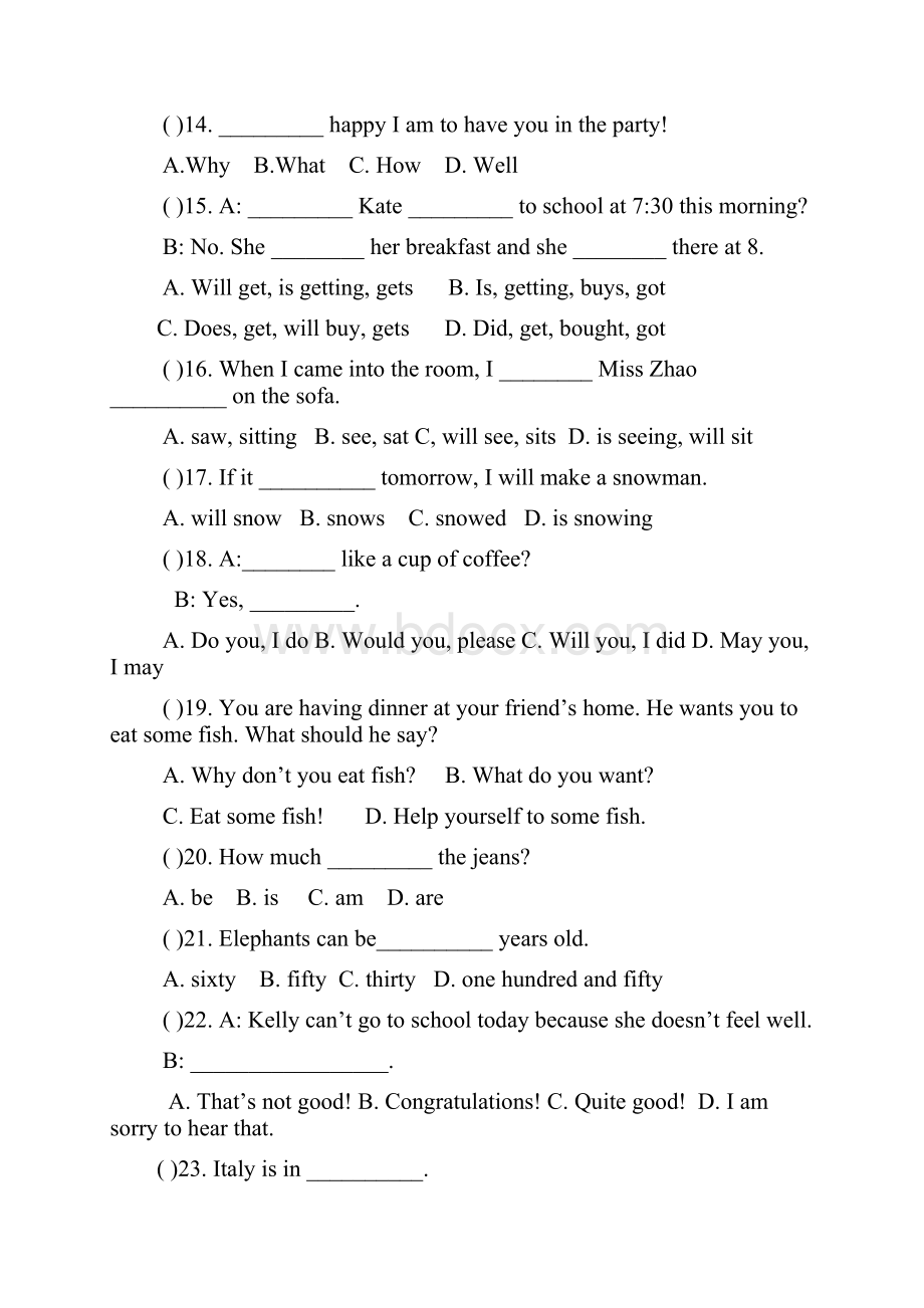 最新小升初英语练习.docx_第2页