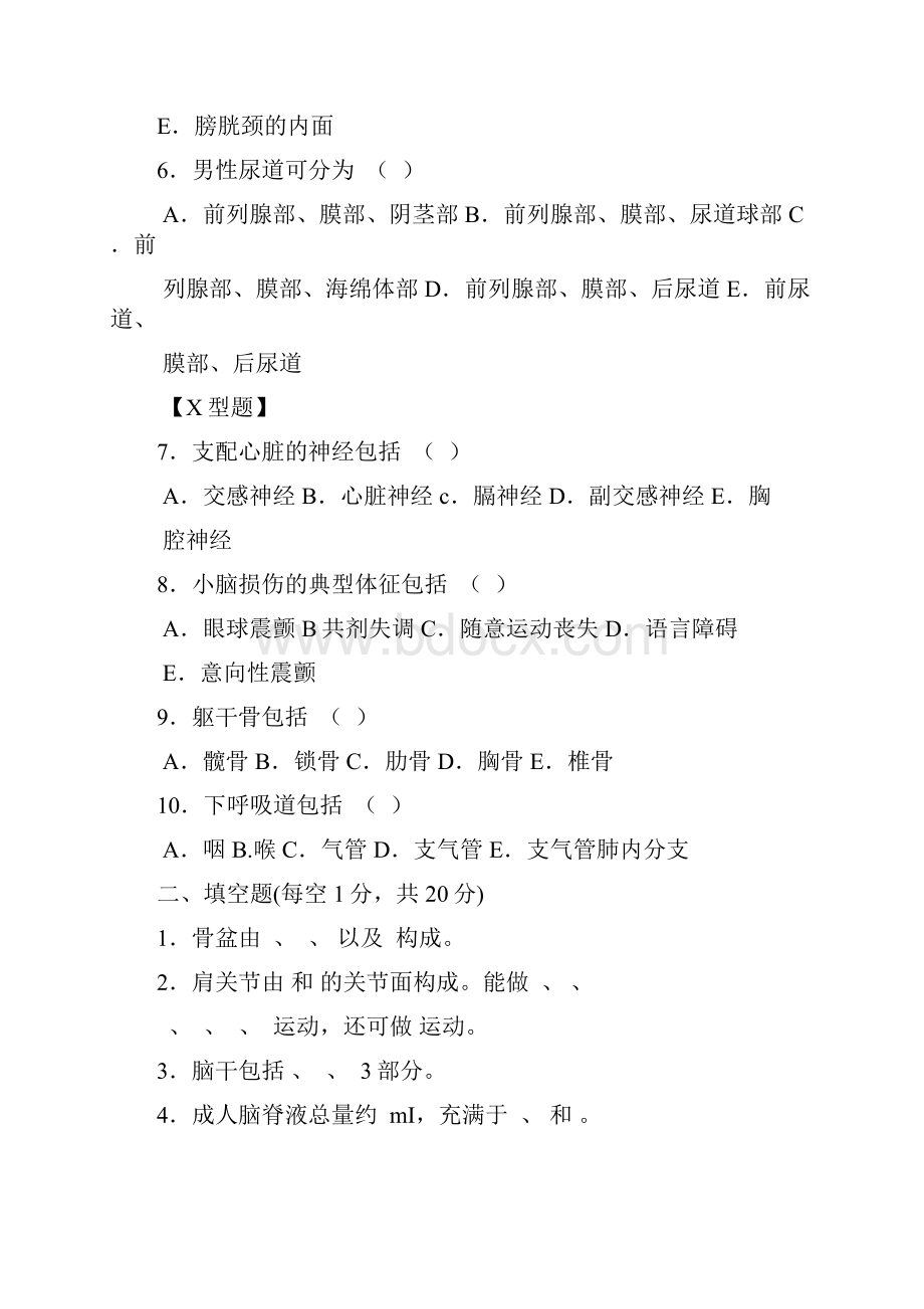 医学临床三基训练护士分册第四版试题集.docx_第2页